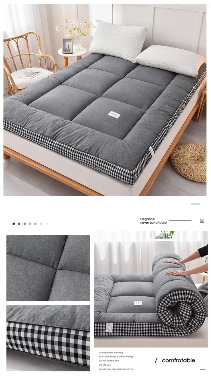 Thickened 3D Mattress Foldable Soft Tatami Cushion 90/100/120/150/180/200cm Non-slip Bed Pad for Home Bedroom Dormitory Student