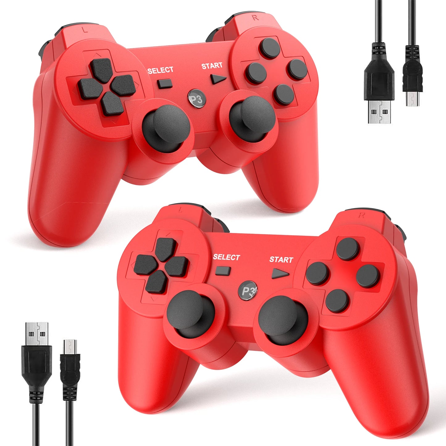 GOMROMBO Game Controller For Playstation 3/PS3/PC/Android Wireless BT Gamepad 6 Axis Gyro Dual Motor Vibration Gaming Joystick