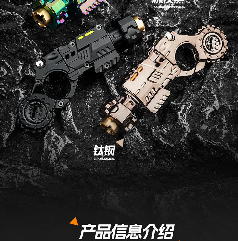 EDC Metall Multi Spielbarkeit Ratsche Flip Antistress Spielzeugpistole Auswurfschale Stressabbau Fidget Spinner Fidgeting Spielzeug Geschenke