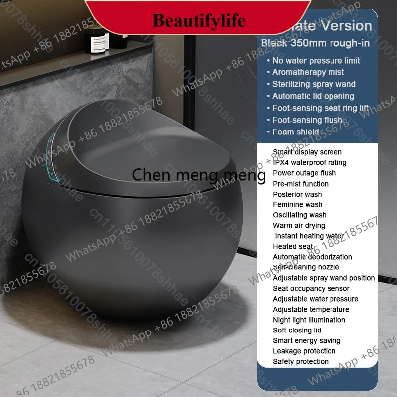D132 Bidet de toilettes intelligentes avec chasse d'eau automatique Siège chauffant Pulvérisateur d'eau chaude Désodorisant Séchoir à air Télécommande Affichage LED intelligent