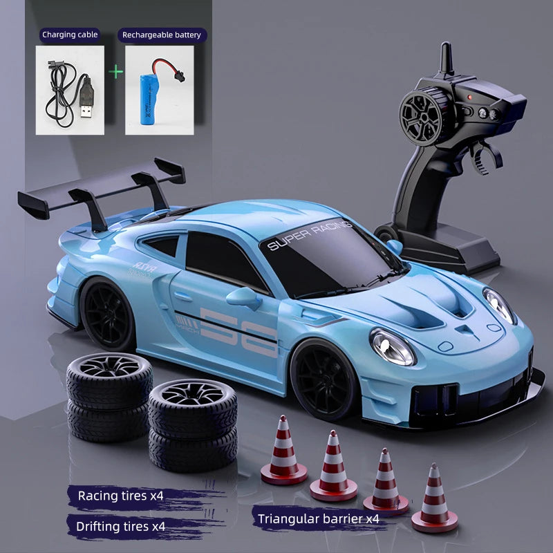 Voiture Télécommandée 4x4, 2.4G Radio Haute Vitesse, Drift Racing, Camion Rapide RTR, Jouet Cadeau pour Enfants