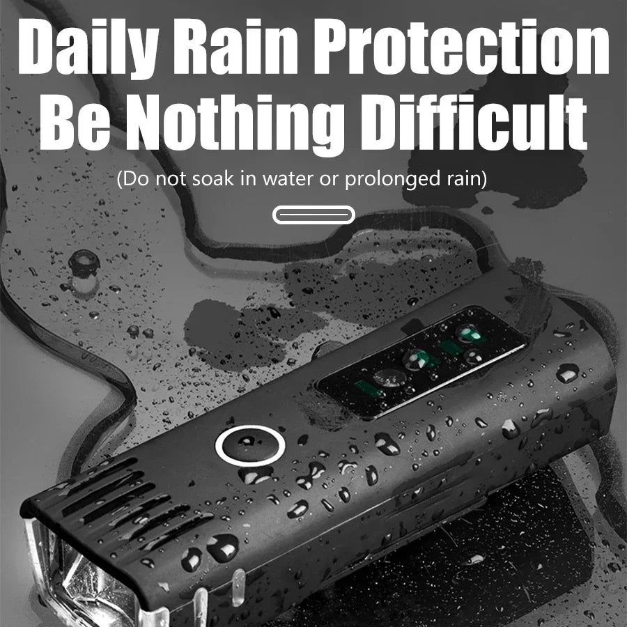 1000LM Bicycle Led Front Light LED USB Rechargeable Smart Sensor Rear Light Waterproof Bright Flashlight Safety Cycling Lights