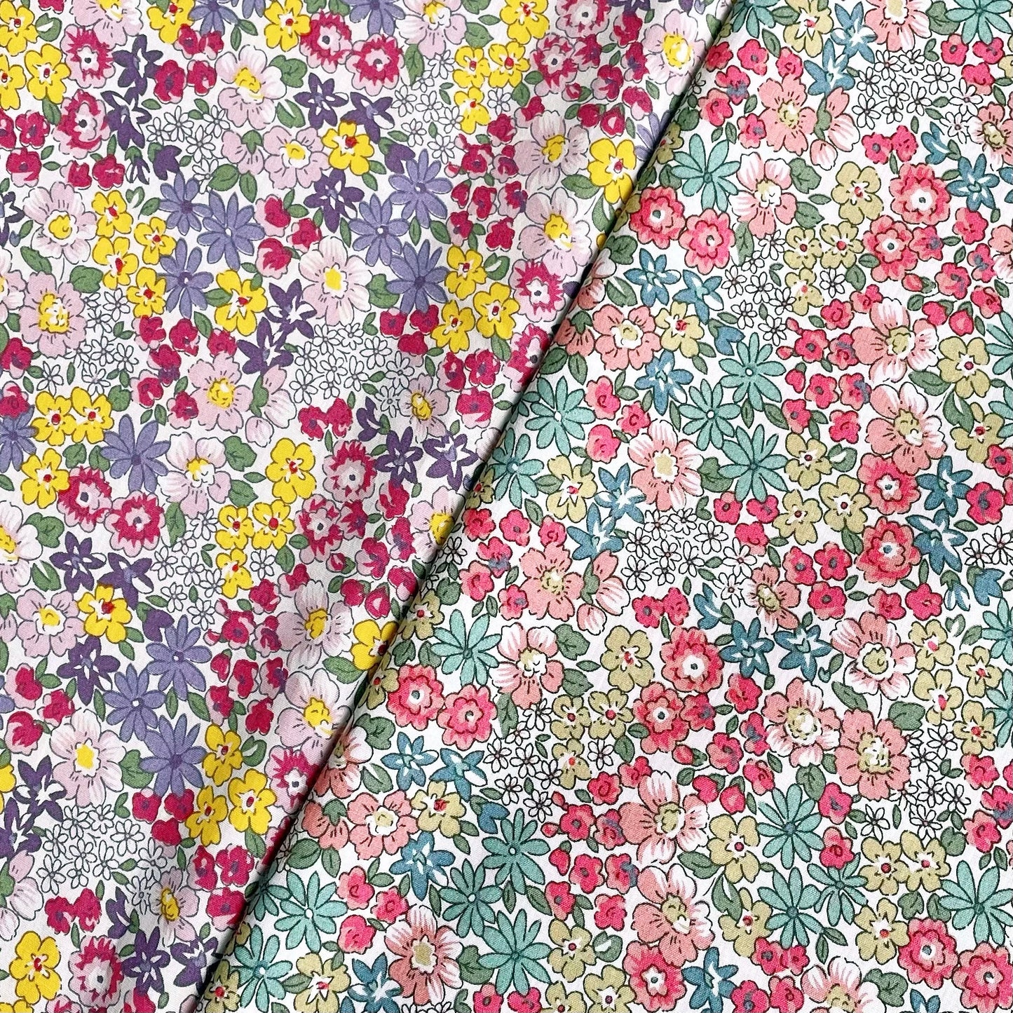 Betsy Floral 100% Cotton Poplin Fabric 40S Like Liberty Digital Printed For Sewing Cloth Dress Skirt Kids Designer Designer