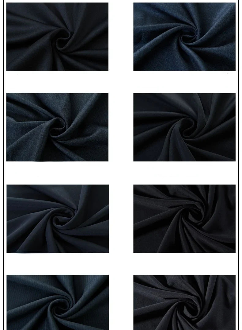 Tissu de Costume Élastique Haute Densité Mince Épais Manteau Pantalon Jupe Vêtements Design Tissu Anti-Boulochage Anti-Décoloration Vente en Gros au Mètre