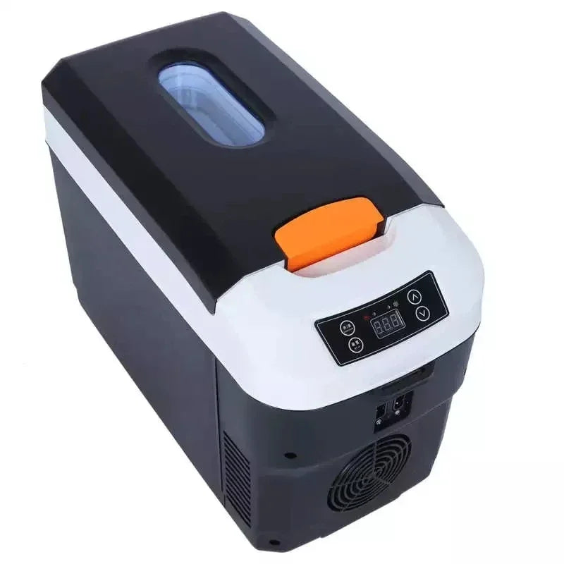 10L Car Home Mini Refrigerator Fridges DC12/24V Drinks Cooler Heater Keep Warm Fresh for Car Home Pinic Camping AC110/220V