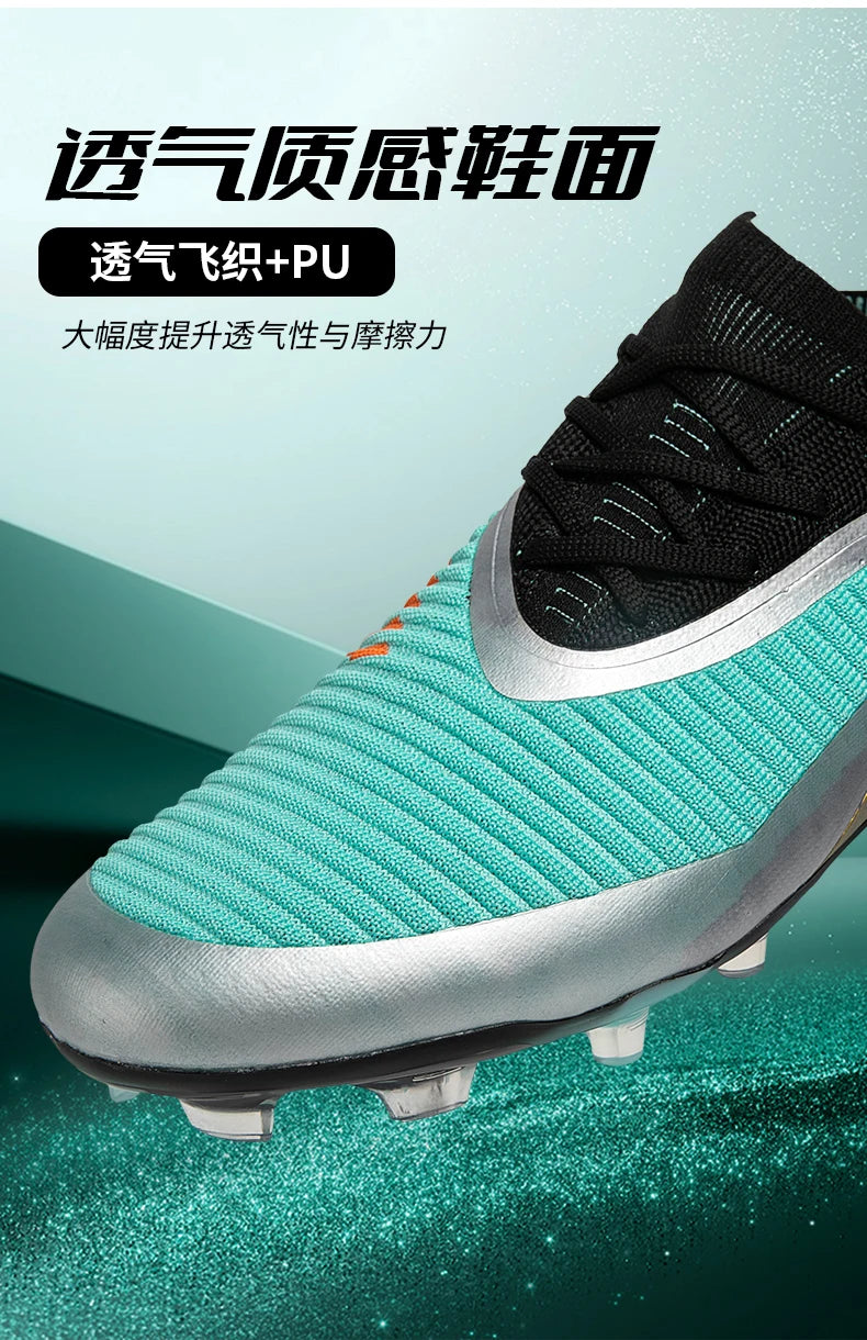 FG Herren Fußballschuhe Hochwertige Turf-Fußballschuhe für Sneaker-Training Fußballstiefel Chuteira Campo 35-45