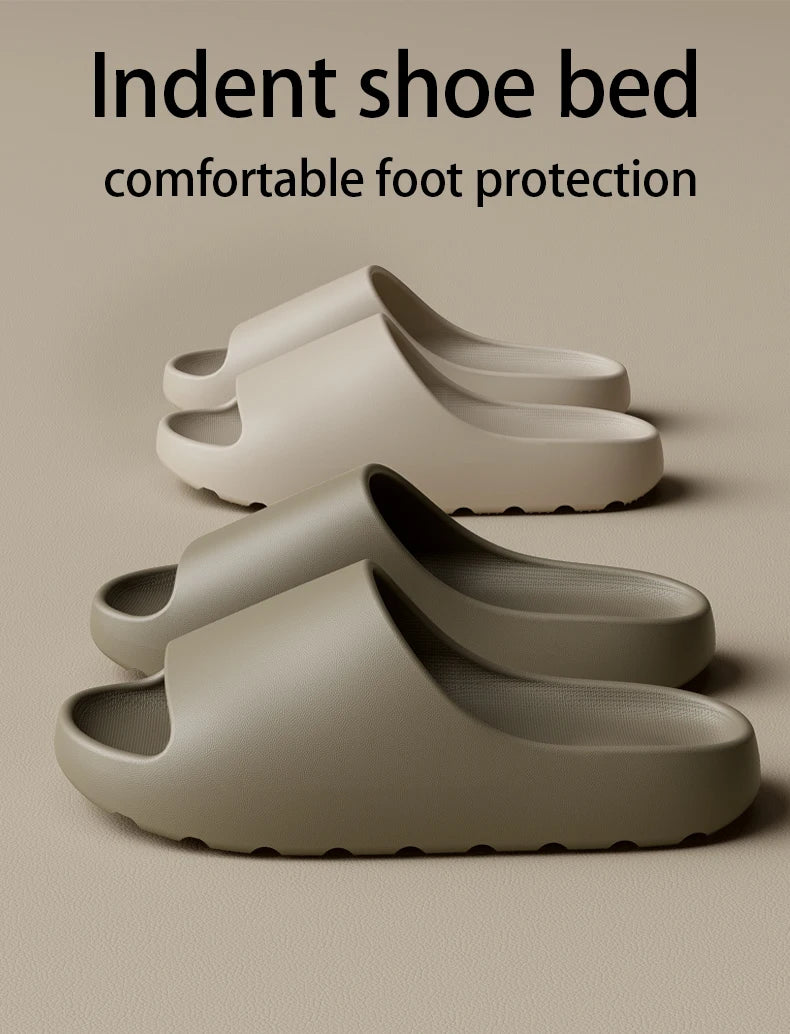 Pantoufles pour hommes antidérapantes en EVA, pantoufles d'intérieur à semelle épaisse, confortables et légères pour la maison et l'extérieur