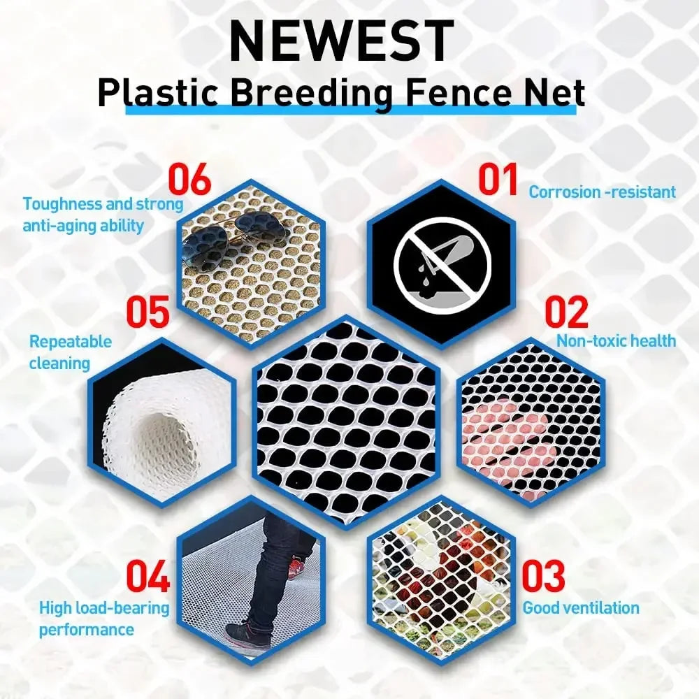 Plastic Protective Net, Poultry Breeding Garden, Home Balcony, Plastic Protective Net, Anti Fall Net  Garden Accessories