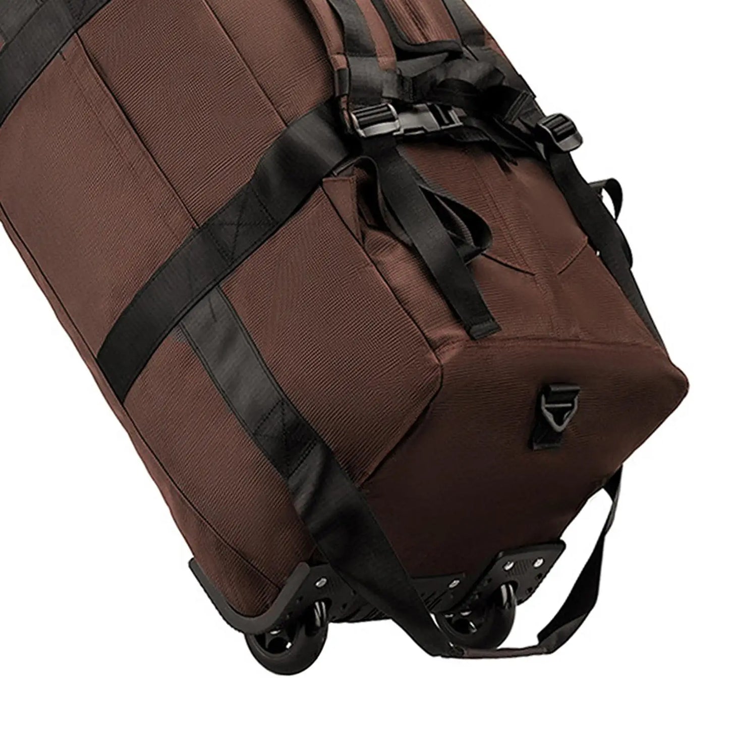 Wheeled Duffel Bag Foldable Suitcase for Traveling Beach Camping Storage Bag