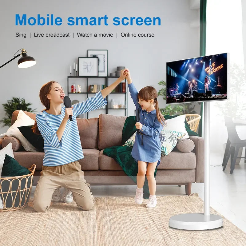Großhandel Stand Smart TV für das Heimgeschäft Android 12 Smart Television OFD 21,5/32 Zoll tragbarer TV mit Batterie