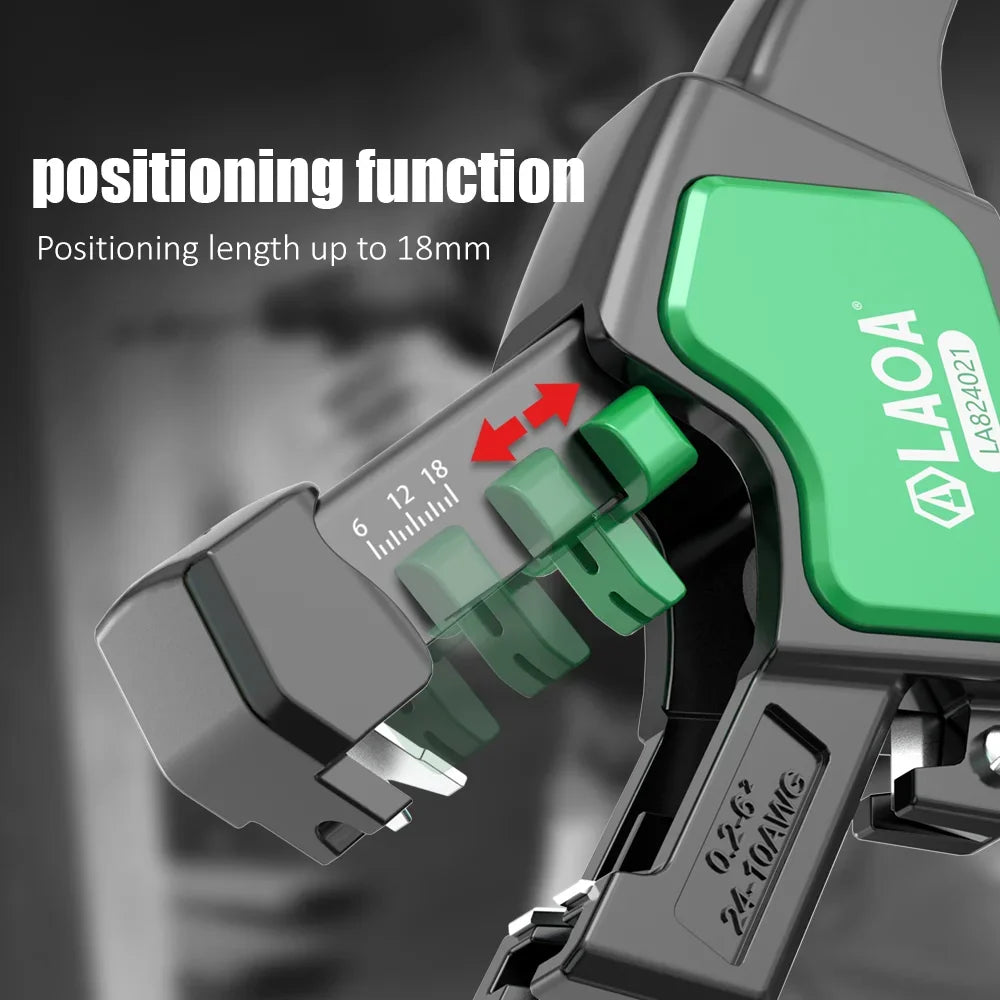 LAOA industrial fast automatic wire stripping pliers electrician specific multifunctional pliers wire cutting and pressing tools