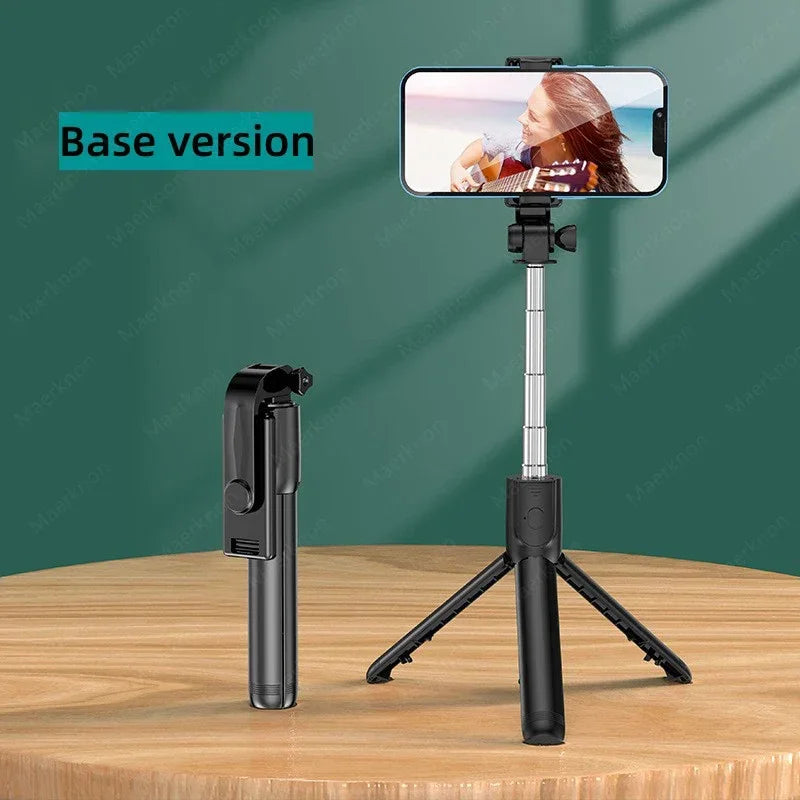 Wireless Bluetooth Selfie Stick Portable Tripod Stand Multifunctional Tripod With Wireless Remote Shutter For IOS Android Phone