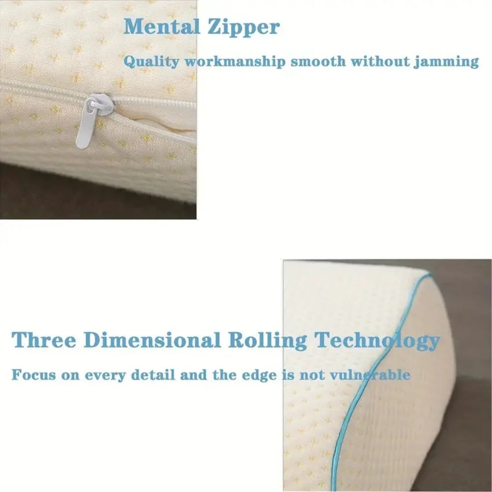 Arched Cuddle Couples Pillow with Slow Rebound and Breathable Memory Foam,Sleep Pillow for Anti Pressure Hand Protect Cervical