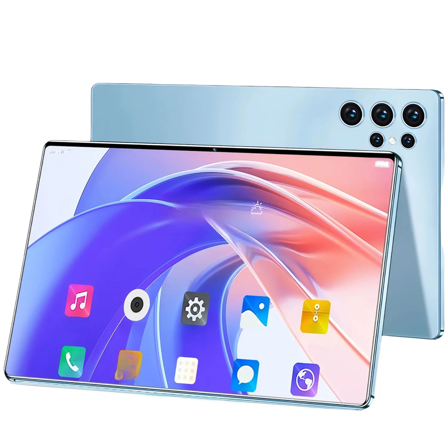Tablette Android 10,1 pouces 2025, nouvelle version améliorée, écran HD, Octa Core, 4 Go RAM, 64 Go ROM, double appel téléphonique, Wi-Fi, Google Play Tablet PC