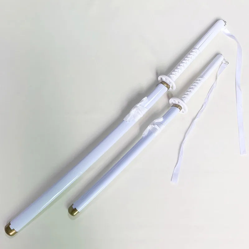 104cm Anime Bleach Katana Kuchiki Rukia Sword Cosplay Prop Wooden Ninja Knife Real Size Japanese Katana Samurai Sabre Kid Toy