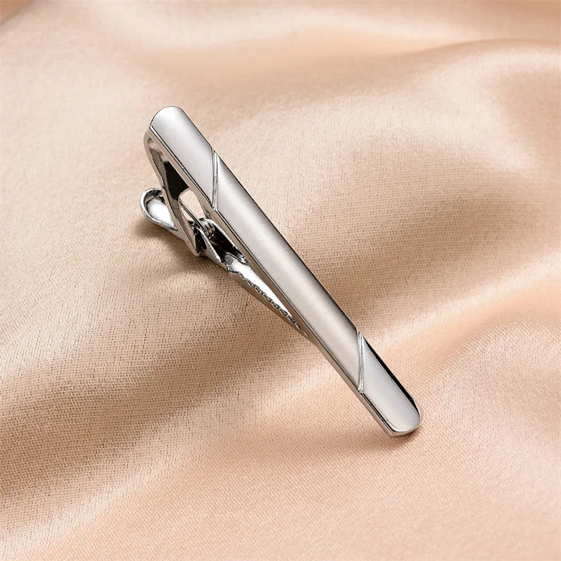 Pince à Cravate Minimaliste Pour Homme Pince à Cravate Pour Chemise Homme Boîte Cadeau Fête Professionnel Bijoux Boutons De Manchette Homme Luxe Avocat Mode Homme