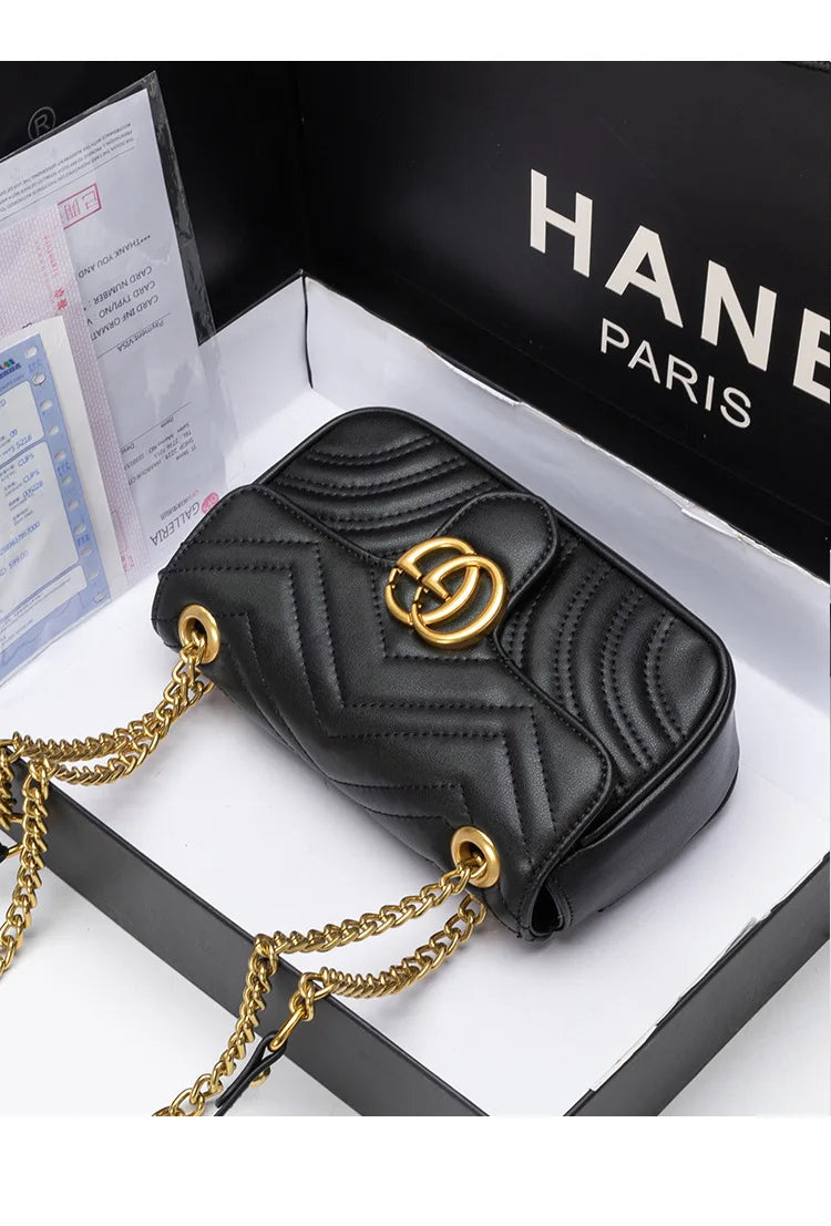 2025 new autumn small fragrant wind rhombus chain bag fashionable shoulder messenger bag