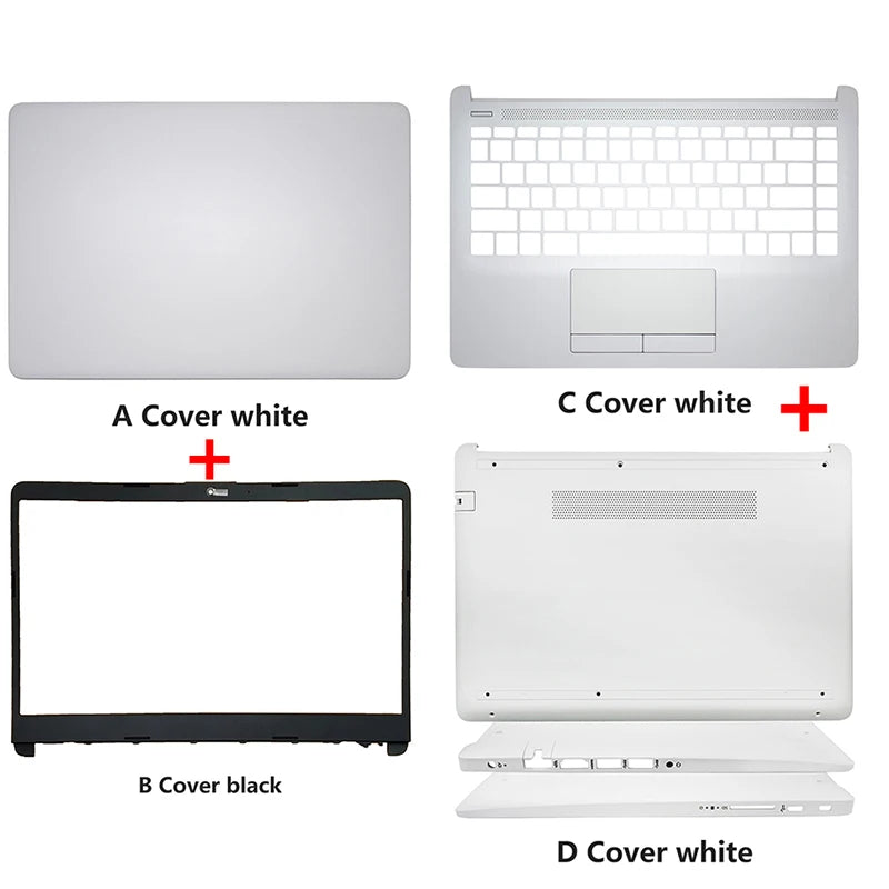 NOUVEAU Pour HP 14-CF 14-DF 14-DK 14-DP 14S-CR 14S-CF 340 G5 Ordinateur portable Coque arrière LCD Façade Lunette Repose-poignets Boîtier inférieur Clavier