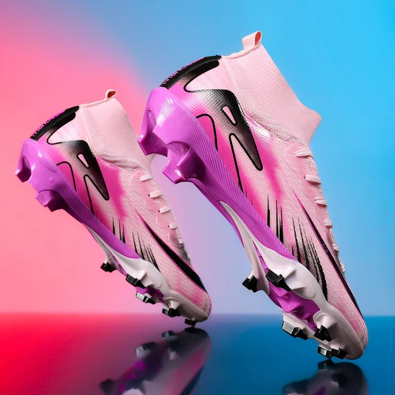Neue Herren-Fußballschuhe Trainingsschuhe FG Ultraleichte Fußballschuhe Outdoor Drop Shipping Fußballschuhe Rutschfeste lange Stollen