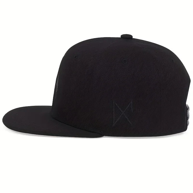 Unisex Flammenstickerei Hip-Hop-Mützen Frühling Herbst Outdoor Verstellbare Freizeit-Baseballkappen Trucker-Mützen Sonnenhut