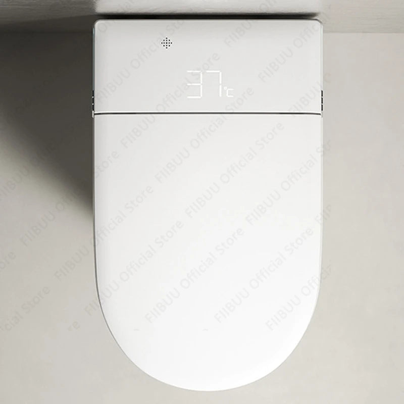Schwarz/Grau/Weiß Ultimate Wand-WC Smart Toilet mit Bidet Eingebauter Wassertank Einteilige Langgezogene Toilette Warmwasser Beheizter Sitz