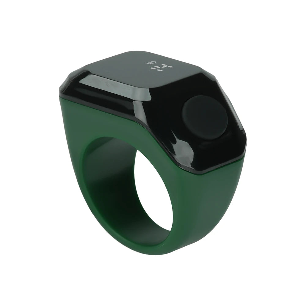 Portable Bluetooth Counting Ring Time Reminder Digital Display Counter Smart APP Ring Counter Wearable Tasbih Zikr Ring Misbah