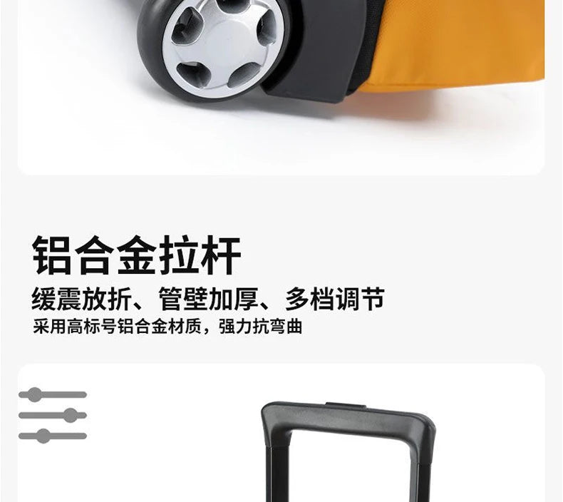 Multi-functional luggage large-capacity trolley bag directional wheel suitcase oxford handle bag 20/24/28-inch carry-on suitcase