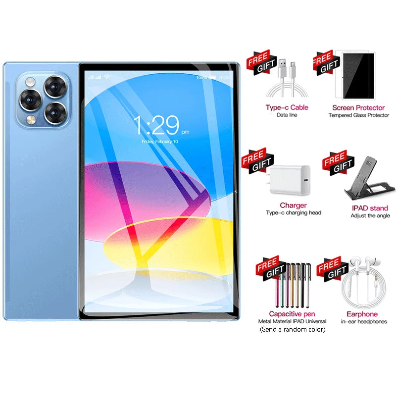 Original Tablet iPad Air Pro 11 Zoll 22 GB RAM 2 TB ROM Tablet Android 14 Pad Tablet PC Telefon Dual SIM Wifi Multifunktions-Tab PC
