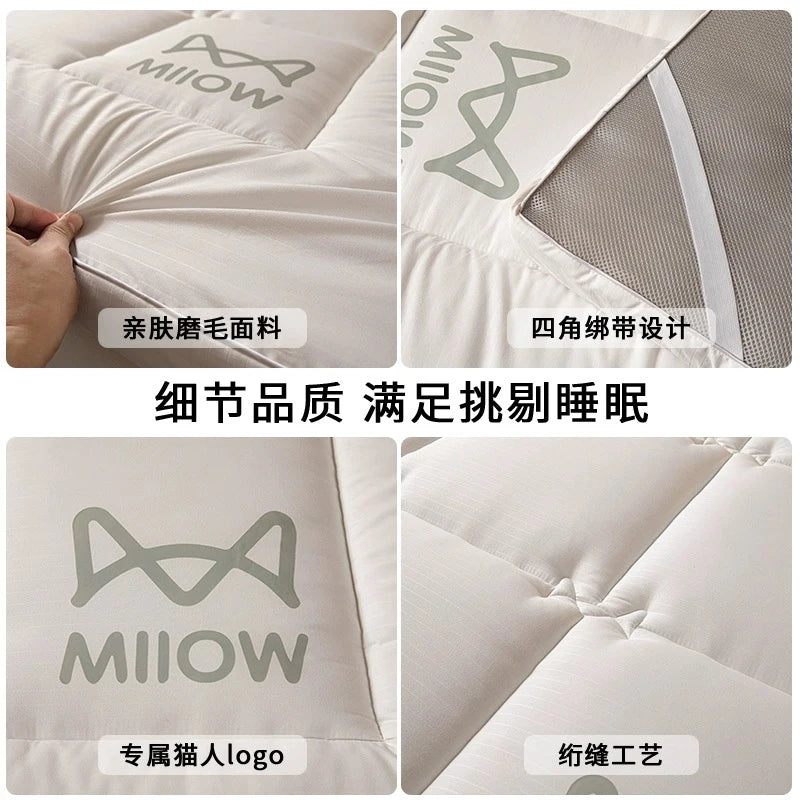 soft mattress elastic cushion home foldable comfortable Single Double tatami floor sleeping pad spring autumn thicken bed mat