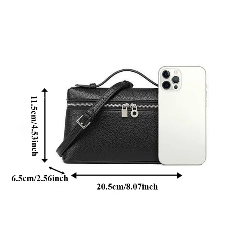Sac à déjeuner tendance en cuir PU, mini sac à main tendance pour femme, nouveau modèle 2026, même sac à bandoulière, petit sac à main à la mode