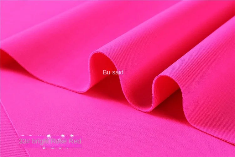 Space Cotton Fabric Thin Clothing Designer Four Sided Elastic Wholesale Cloth Diy Sewing Polyester Spandex Material