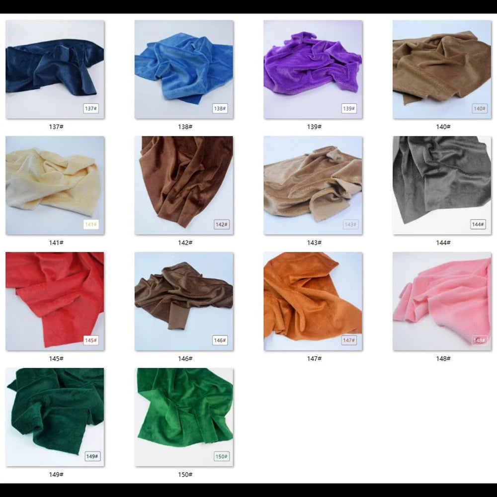 5mm plush fabric sales non elastic 45x50cm short hair plush fabric artificial fur polyester fiber DIY plush mink fabric