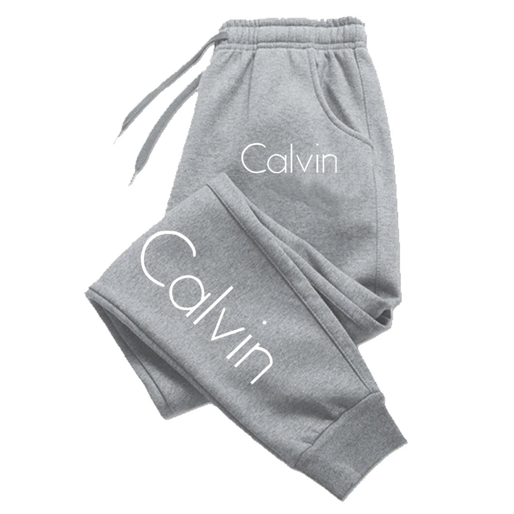 Lässige Bedruckte Sport-Laufhose Herren Damen Herbst Kordelzug Lange Hose Fitness Unifarben Sweatpants Unisex Gymwear