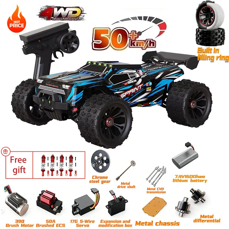 SG116MAX SCY9522 1:16 High Speed Drift Racing 80KM/H Brushless Motor 4WD 9522PRO 50KM/H RC Car Off Road Car Toys For Kid Gift