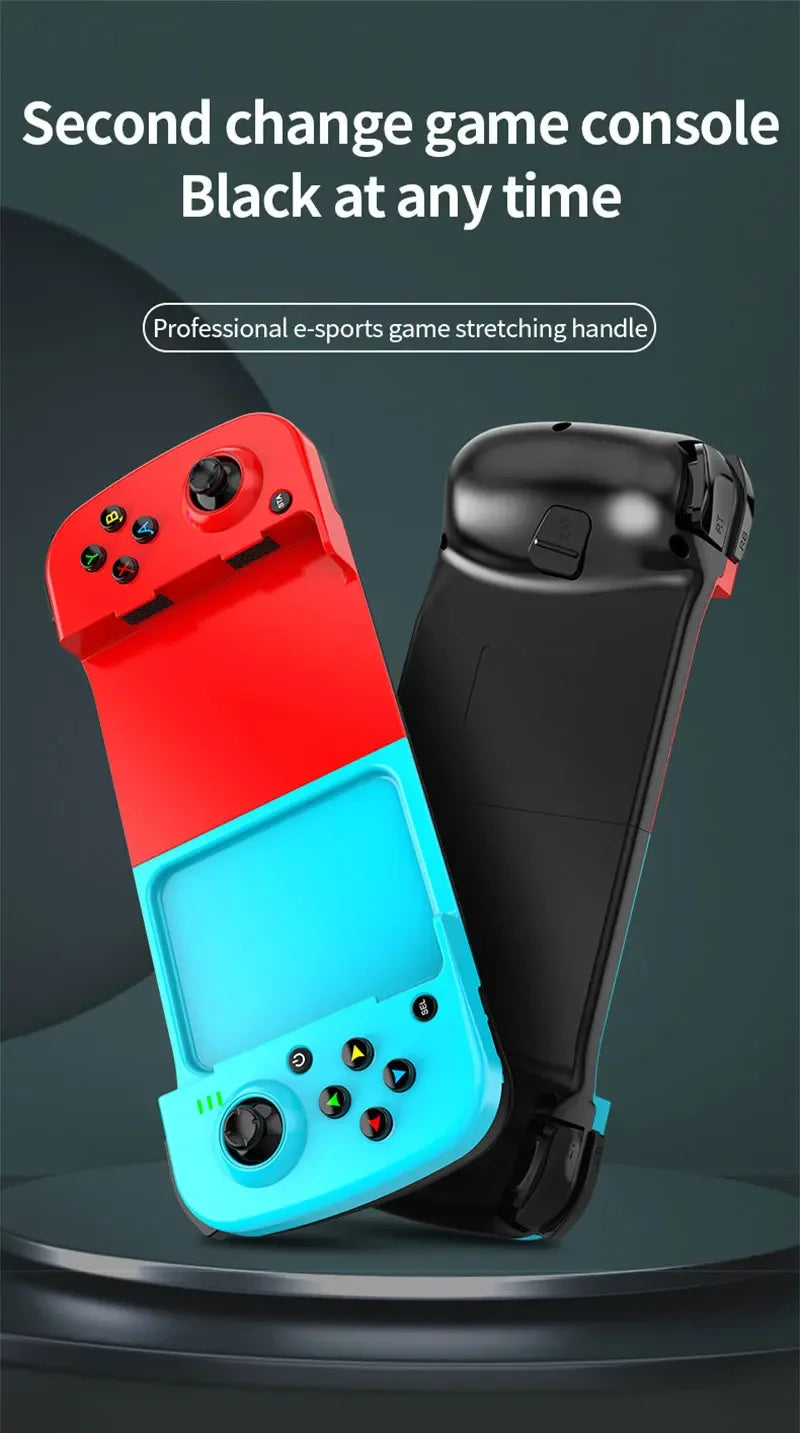 Kabelloser BT 5.0 ausziehbarer Gamecontroller für Mobiltelefon Android IOS Gamepad Joystick Eat Chicken Gamepad für PS4 Switch PC