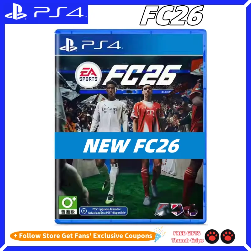2025 PS4 Nouveau Jeu CD FC26 Sony Playstation 4 Disque de Jeu Carte Playstation4 PS4 FC26