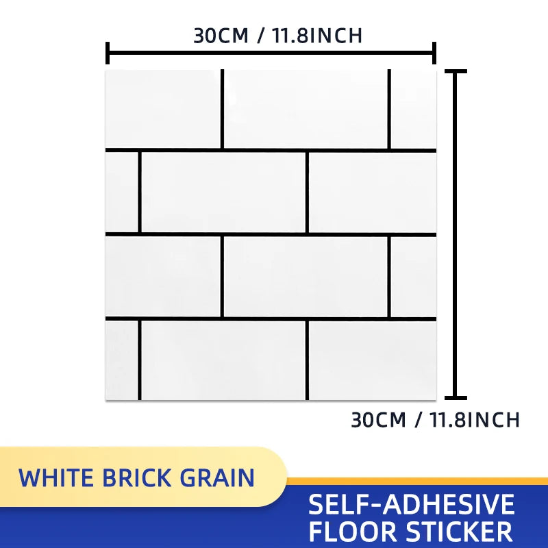 20 Stück Wandaufkleber PVC Marmorimitat Selbstklebende Bodenaufkleber 30*30cm Wasserdichte Badezimmer Wohnzimmer Dekorationsabziehbilder