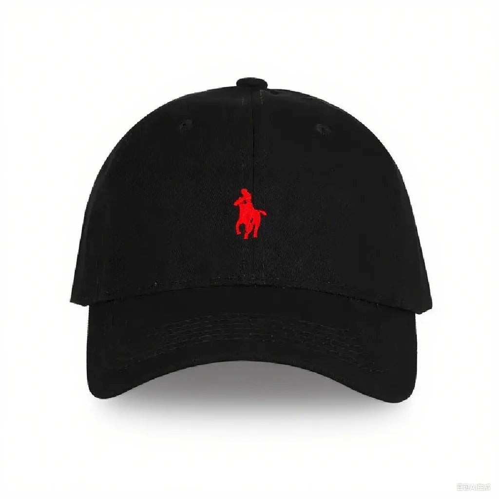 Casquette de baseball rétro brodée, style américain - Bleu marine, polyvalente pour le travail et les loisirs, protection solaire, utilisation quotidienne. Classique.
