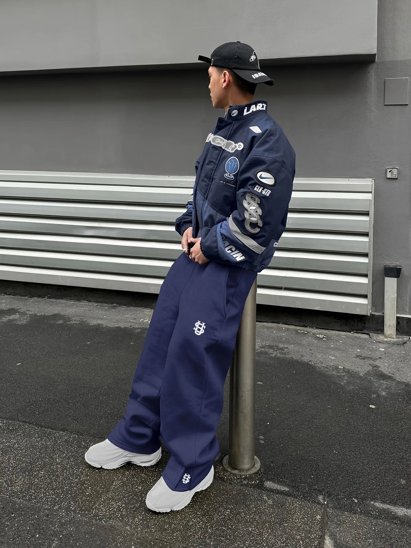 Embroidery Men Pants 2025 Autumn Winter hip-hop Casual Climbing Joggers Sweatpants New Fashion Hombre wide-leg Trousers Unisex