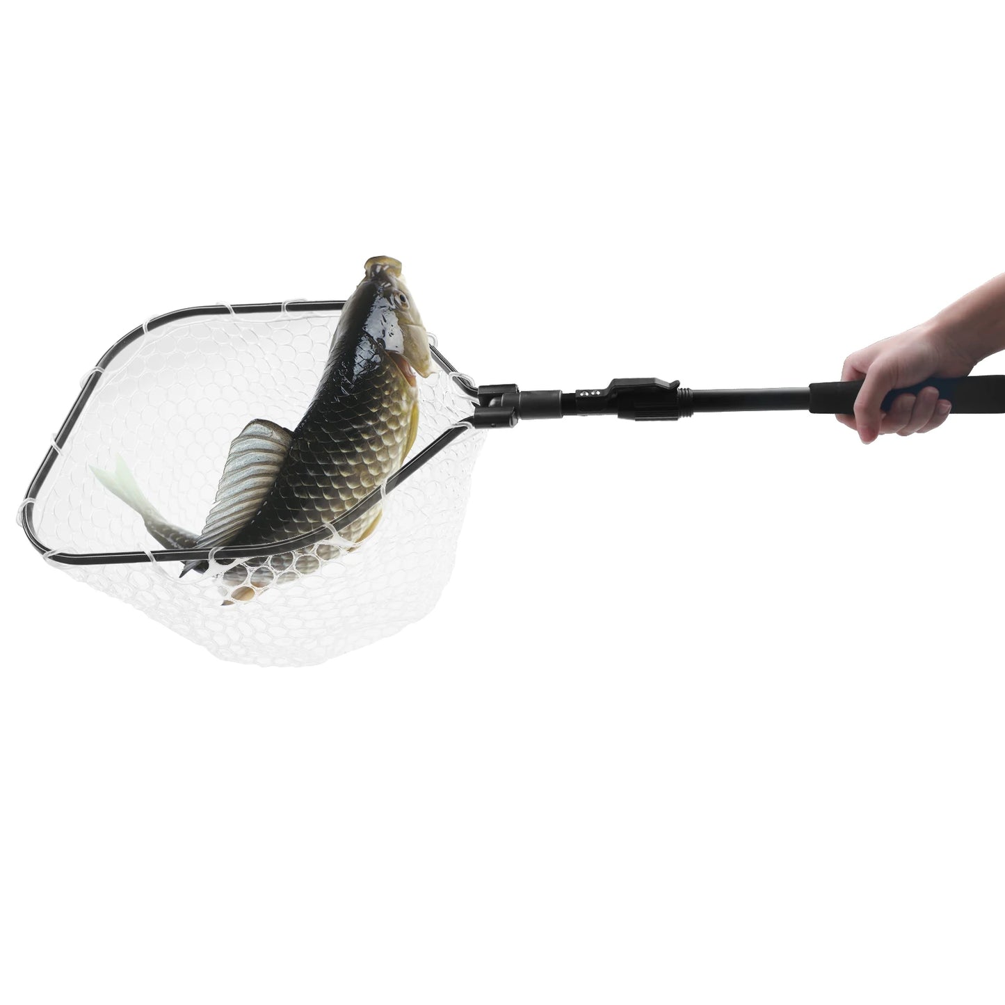 Angelwerkzeug-Set, Angelnetz mit Zange, Hakenlöser, Fischgreifer für Kajak, langlebig, zusammenklappbar, Angelzubehör, Männergeschenke
