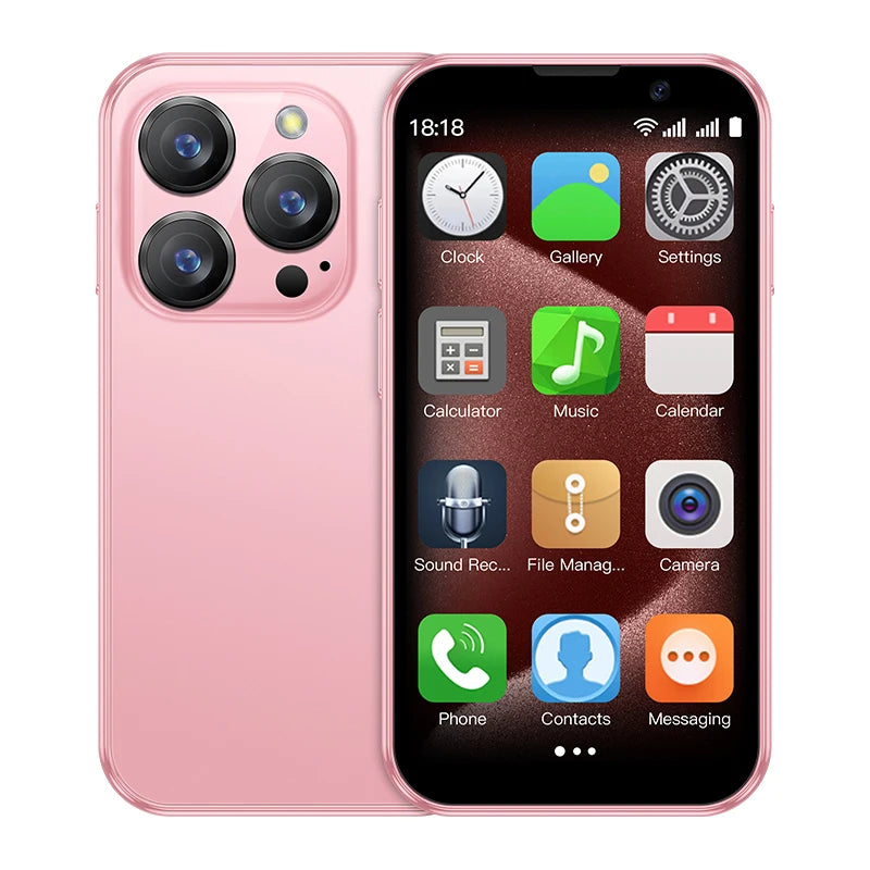 SOYES XS18 Pro 3.0" Mini Smartphone 2GB RAM 16GB ROM Gesichtserkennung Android9.0 Dual SIM Standby 1000mAh 3G Netzwerktelefon