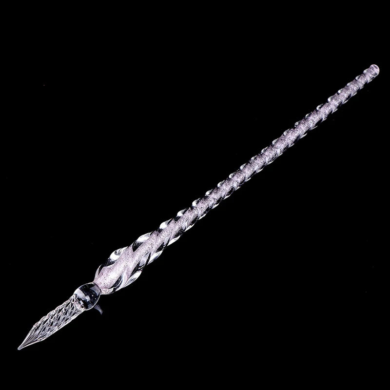1 Pc Vintage Glass Dip Dipping Pen Signature Filling Ink Fountain Pens Glass Drip Fountain Pen