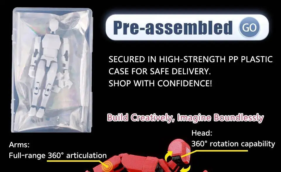 9L3D Lucky 13 Invincible Boy Conquer Omni Action Figure 3D Printed Anime Model Multi-Jointed Poseable Collectible Toy Gift Fan