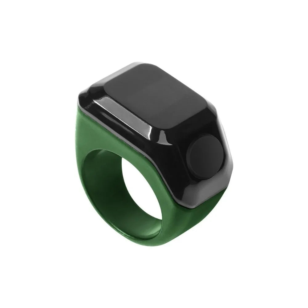 Mini Smart Ring Counter OLED Display Type-C Rechargeable Bluetooth Counting Ring Touch Operation Wearable Zikr Ring