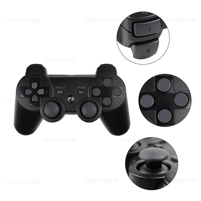 Bluetooth-Compatible Wireless Controller For PS3 Joystick Gamepad For PlayStation 3 Controle Accessories USB PC Game Controller