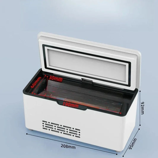 Durable Portable Refrigerated Box Charging Mini Refrigerator Car Home Travel Car Refrigerated Box