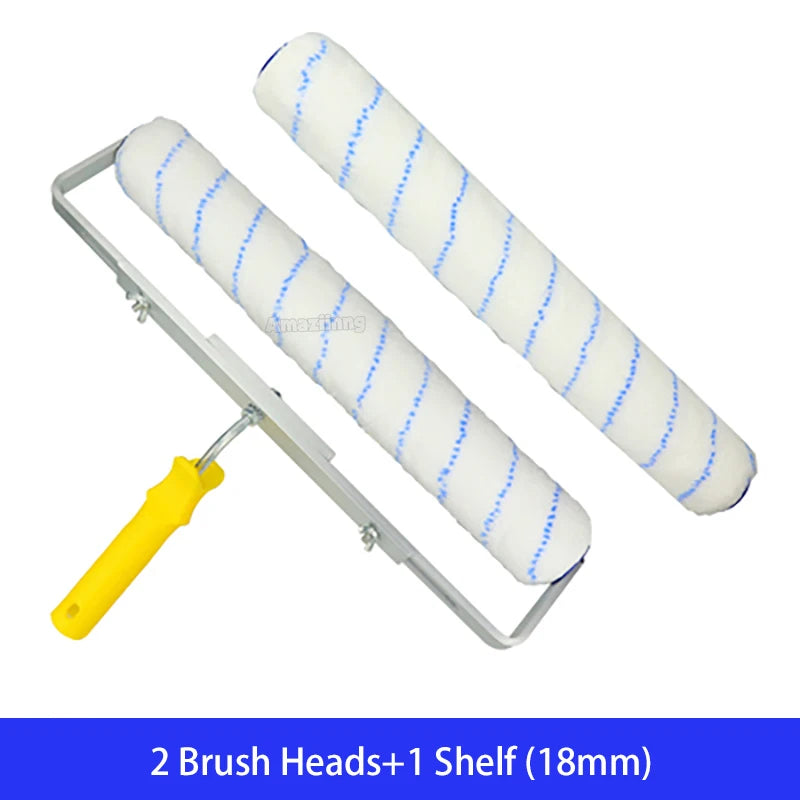 Rouleau à Peinture 18 pouces Brosse Peluche Courte-Moyenne-Longue Outil de Peinture pour Décoration Murale 6MM/9MM Support de Outil de Peinture
