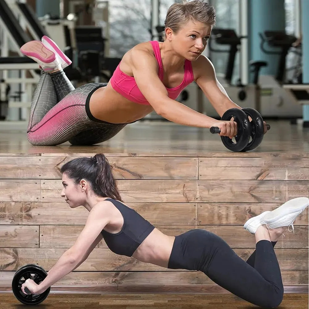 AB-Roller für AB-Roller-Trainingsgeräte AB-Roller mit Kniepolster AB-Roller mit Widerstandsbändern AB-Roller-Training