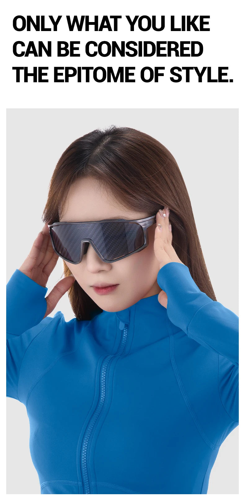 KAPVOE Nouvelle Technologie Nano Lentilles Lunettes de Cyclisme Lunettes de Soleil Sportives de Plein Air Vélo Hommes Femmes VTT Bicyclette UV400 Lunettes