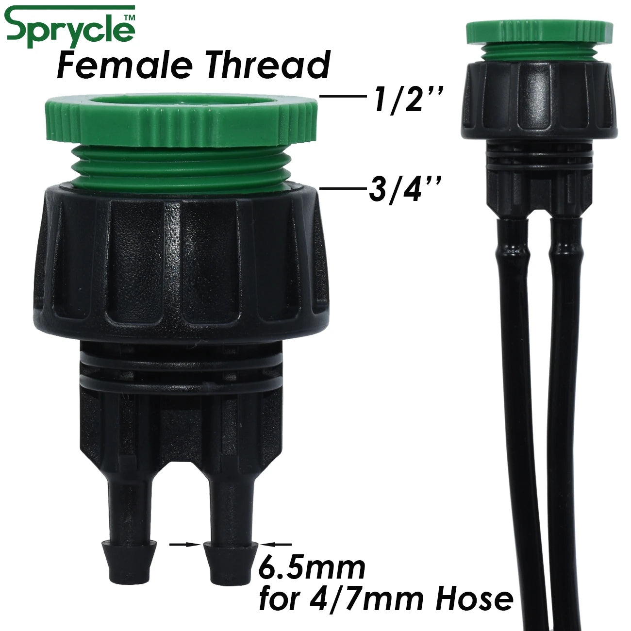 Kit d'irrigation goutte à goutte pour jardin 5-30M Tuyau 1/4'' Système d'arrosage automatique Économie d'eau portable réglable pour plantes et fleurs de serre